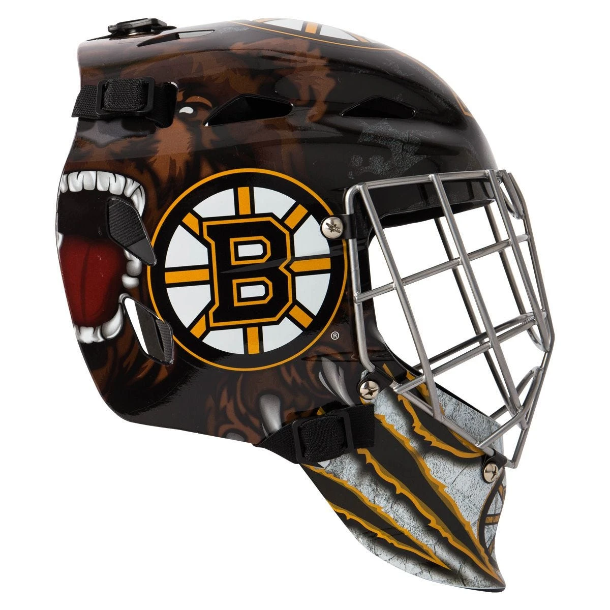 Franklin GFM 1500 Boston Bruins Goalie Face Mask - Image 2
