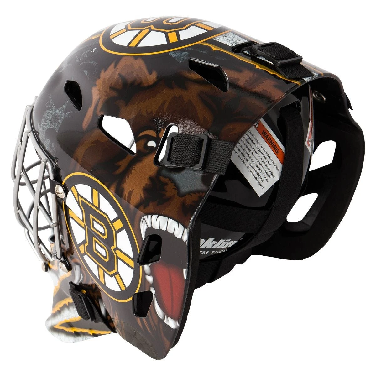 Franklin GFM 1500 Boston Bruins Goalie Face Mask - Image 4