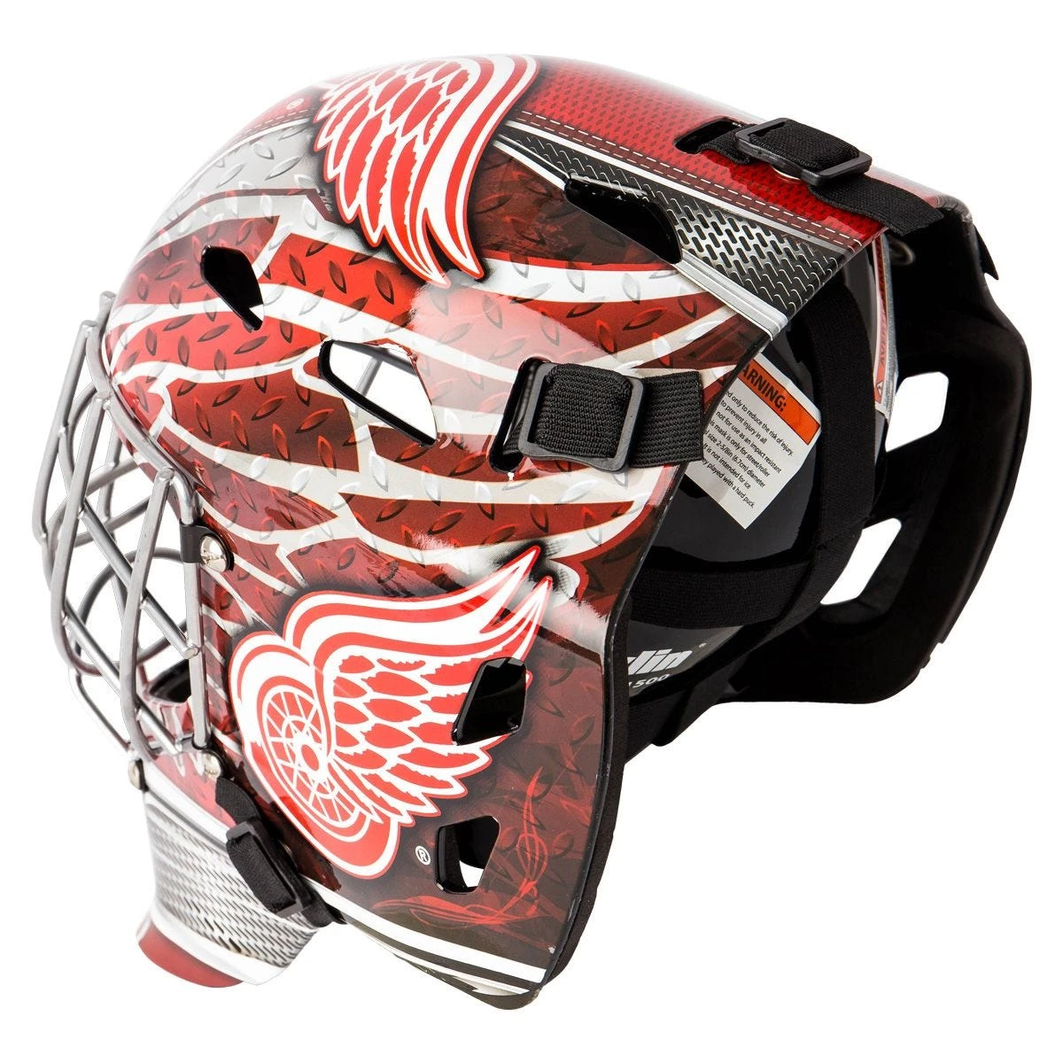 Franklin GFM 1500 Detroit Red Wings Goalie Face Mask - Image 4