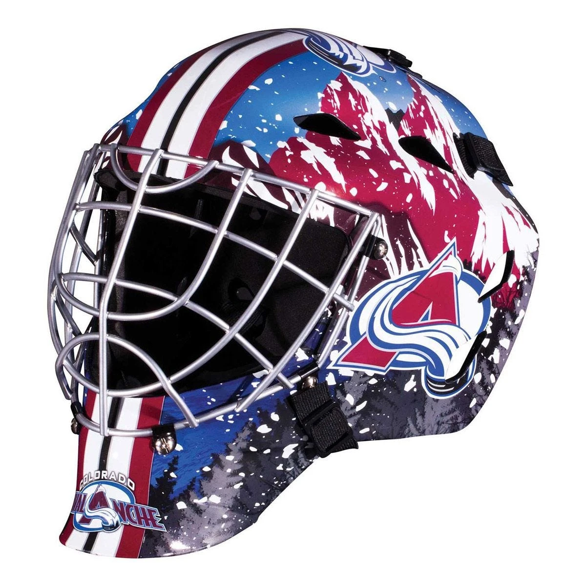 Franklin GFM 1500 Colorado Avalanche Goalie Face Mask