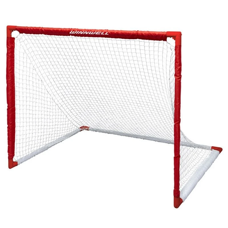 WinnWell 54in. Collapsible PVC Hockey Net W/ Carry Bag