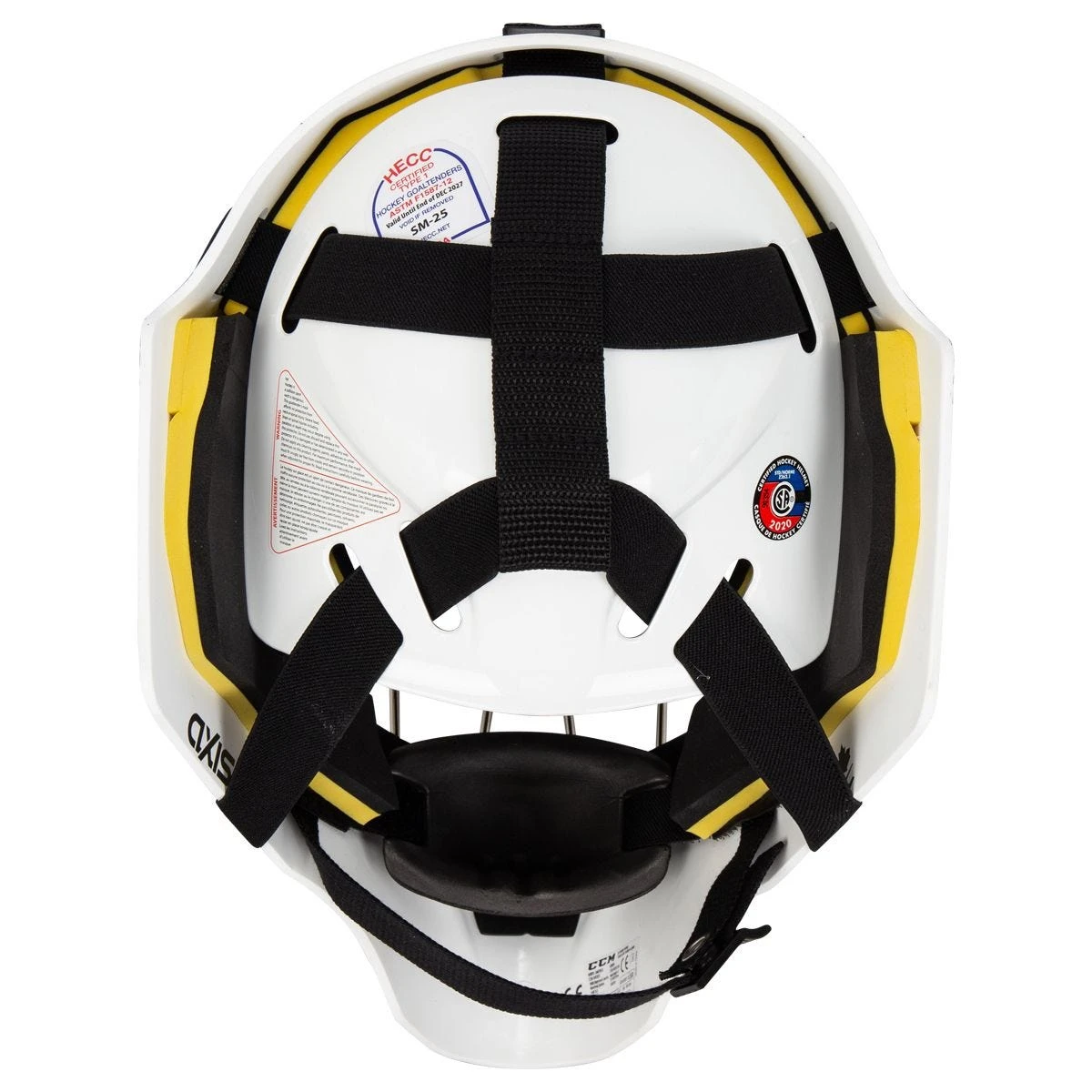 CCM Axis A1.5 Senior Certified Straight Bar Goalie Mask - Team - Image 5