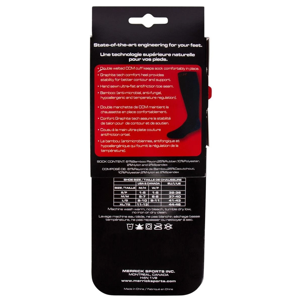 CCM Bamboo Senior Knee-Length Socks - Image 5