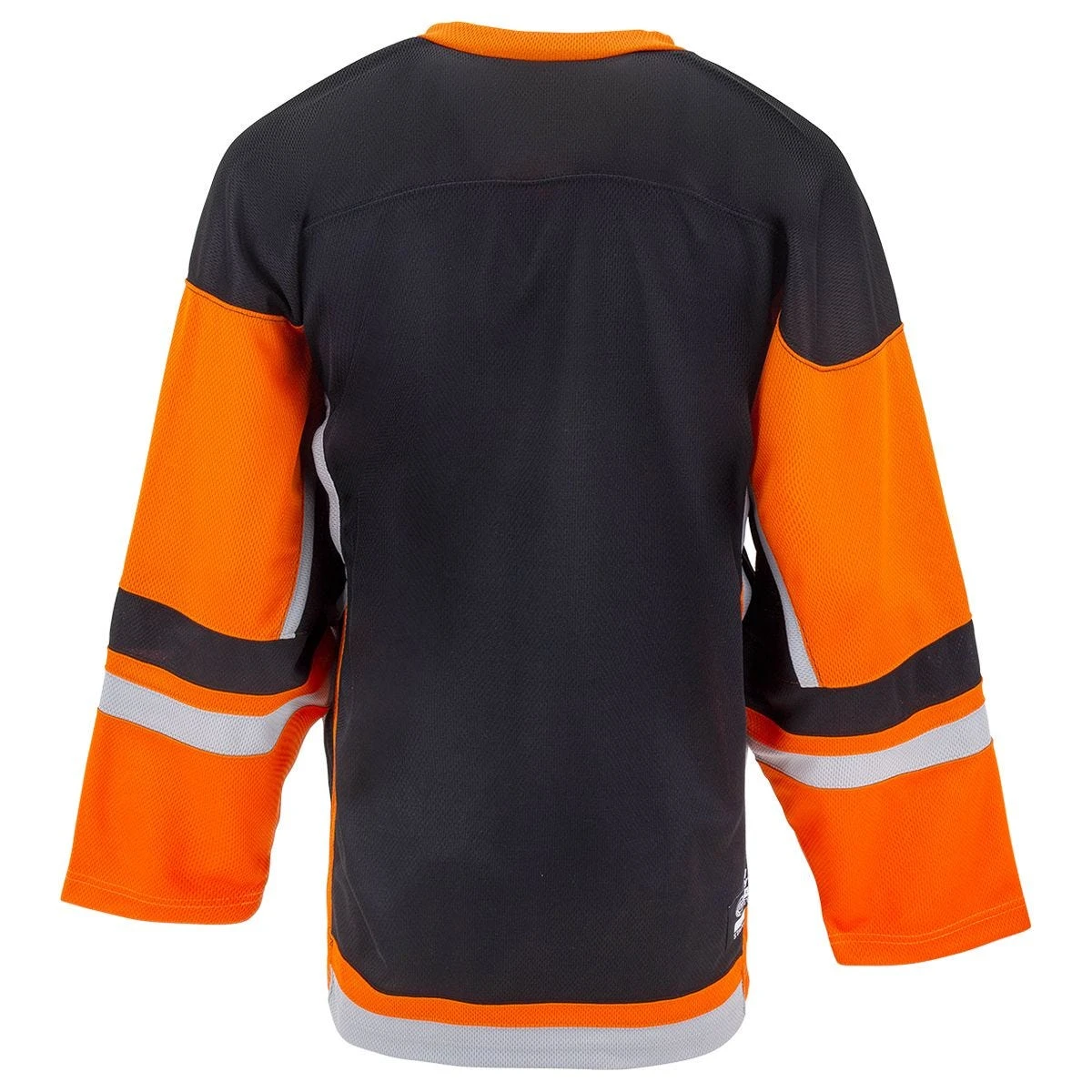 Stadium Youth Hockey Jersey - Black/Orange/Gray - Image 2