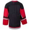 Stadium Adult Hockey Jersey - Black/Red/Gray