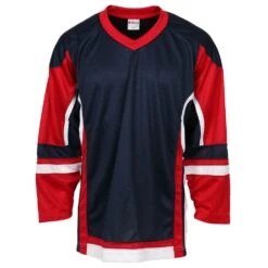 Stadium Adult Hockey Jersey - Navy/Red/White