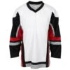 Stadium Adult Hockey Jersey - White/Black/Red