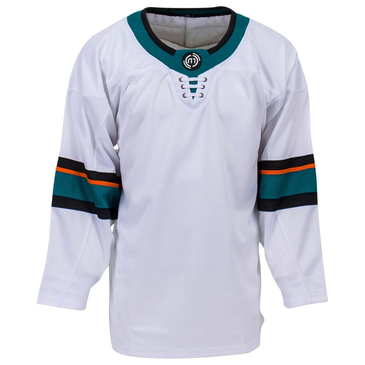 San Jose Sharks MonkeySports Uncrested Junior Hockey Jersey - Image 3