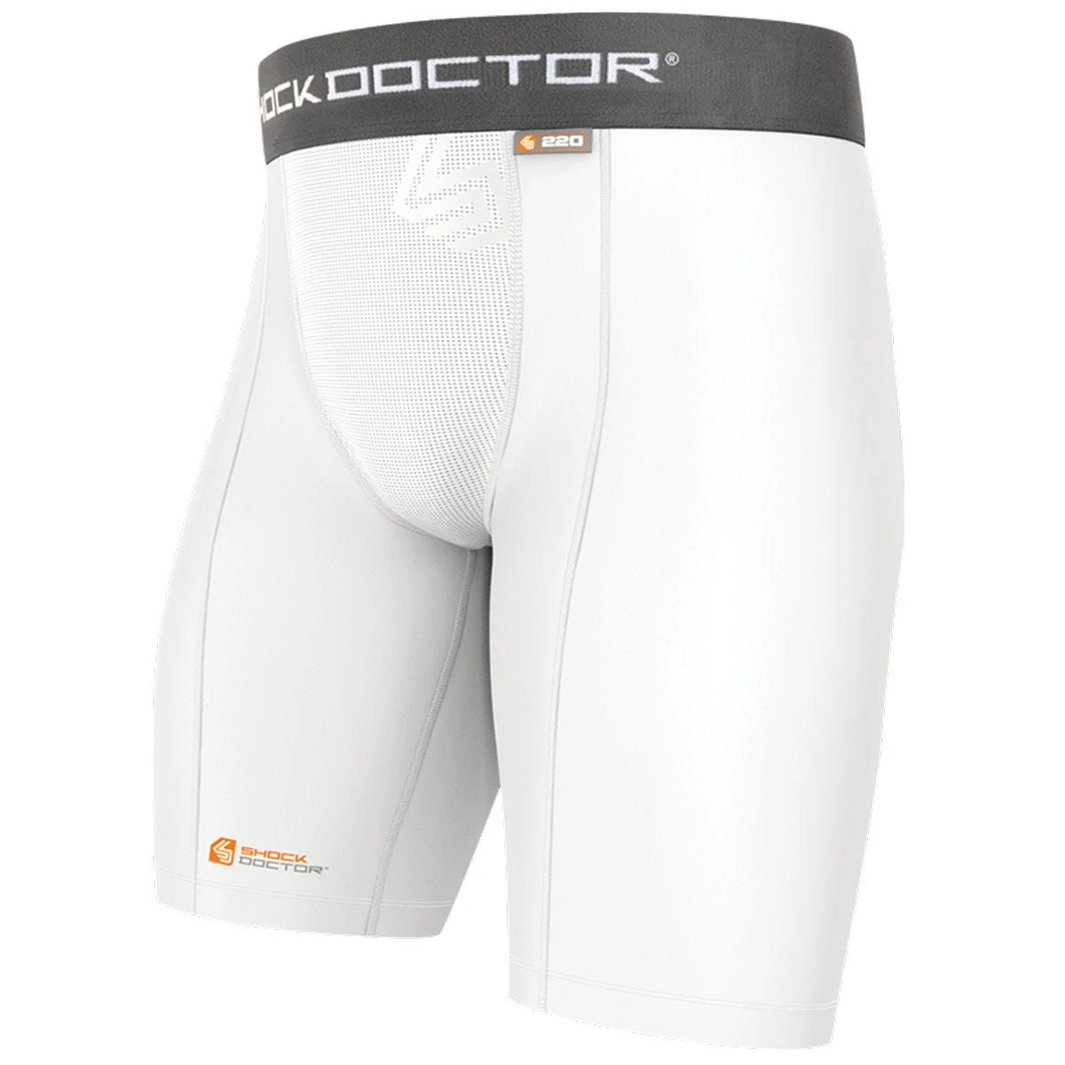 Shock Doctor 220 Core Compression Youth Shorts W/Cup Pocket