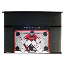 The SportScreen 10ft Manual Screen W/ Detachable Hockey Target