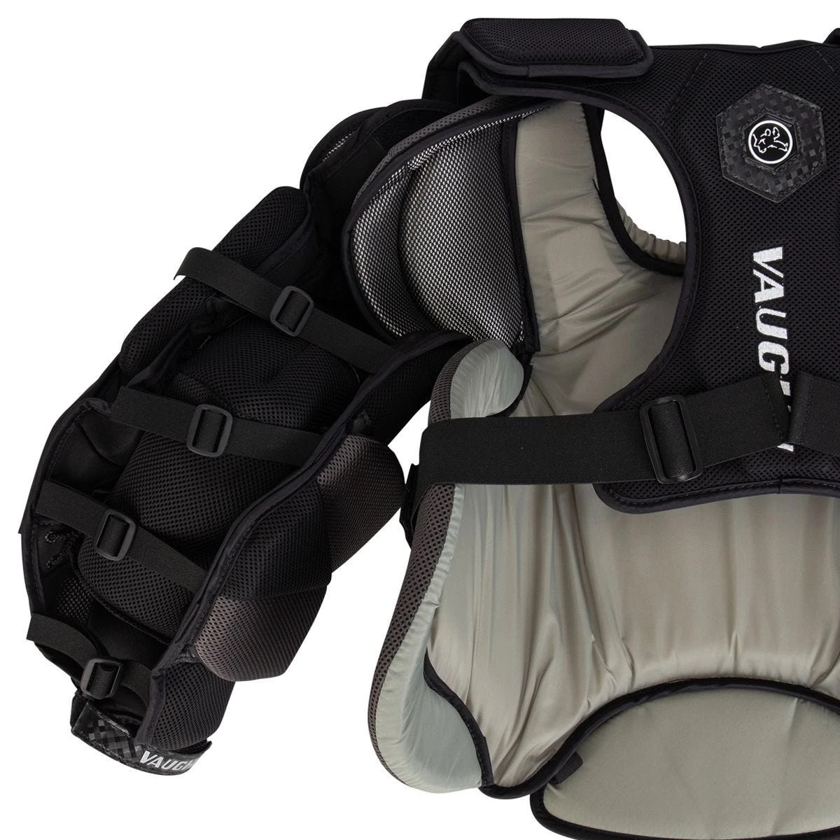 Vaughn Velocity V9 Pro Carbon Senior Chest & Arm Protector - Image 5